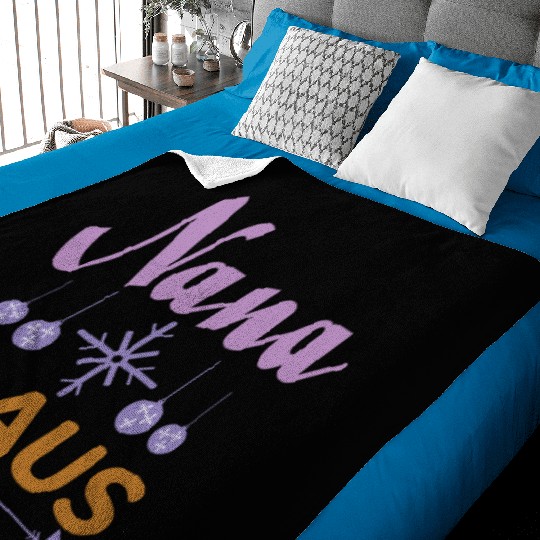 Nana Claus Baby Blankets