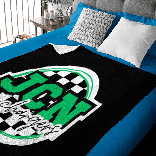 JCN Chargers checkerboard, Jefferson County North Baby Blankets