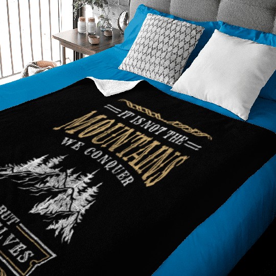 Mountaineering Hiking Alps Climb Baby Blankets