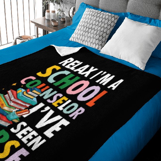 I'm a School Counselor for a School Counselor Baby Blankets