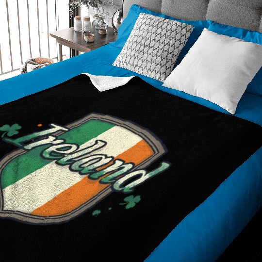 Ireland Flag Baby Blankets