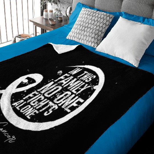 In This Family Fights Lung Cancer No One Alone Baby Blankets