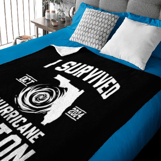 I survived Hurricane Milton October 2024 Baby Blankets