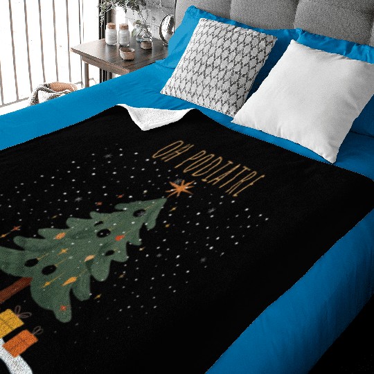 Oh Podiatree Funny Podiatry Christmas Staff Baby Blankets