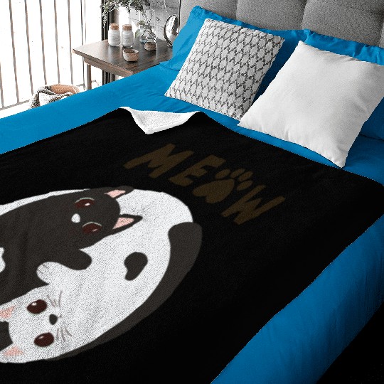 Meow Cat Baby Blankets