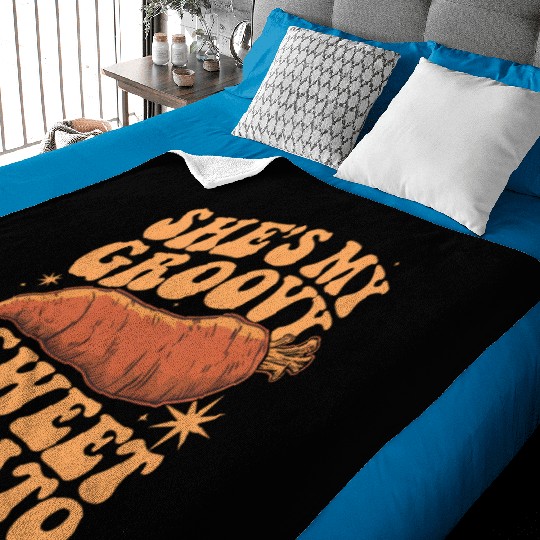 She's my Groovy Sweet Potato Baby Blankets