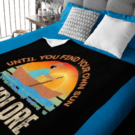 Sailing to Your Own Sun Baby Blankets