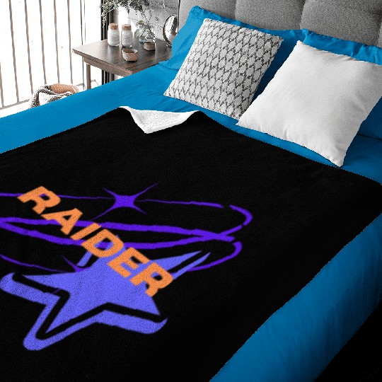 Raiders on the street Baby Blankets