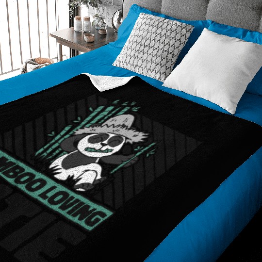 Bamboo Loving Cutie Panda Bear Friend Giant Panda Baby Blankets