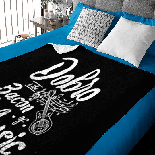 Dobro is the bacon of music Baby Blankets