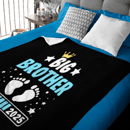 Kids Big Brother Loading 2025 Promoted To Big Bro Baby Blankets