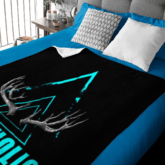 Elk Hunting Elkaholic Hunters Baby Blankets