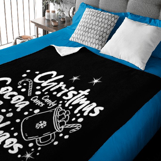 Christmas, Cocoa, Candy Canes, and Chaos Baby Blankets