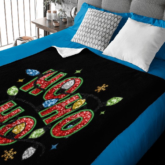 Ho Ho Ho Christmas, Merry Christmas Baby Blankets