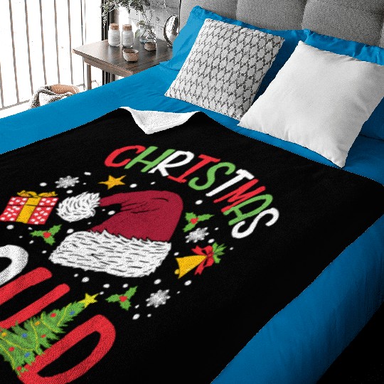 CHRISTMAS SQUAD Christmas hat Baby Blankets