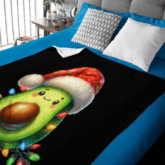 Christmas Avocado, Merry Christmas Baby Blankets