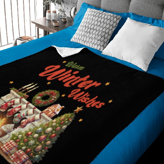 Warm Winter Wishes Baby Blankets