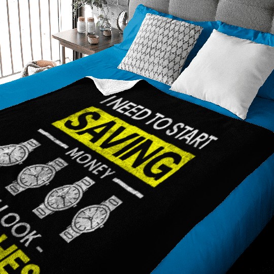 Clock Luxury Swiss Old School Baby Blankets