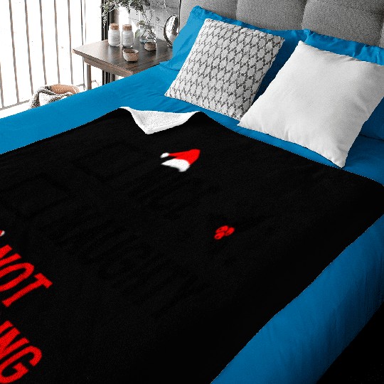 Nice, Naughty, Not Telling Baby Blankets