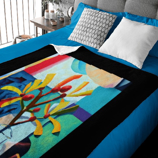 Everyday mistletoe Baby Blankets