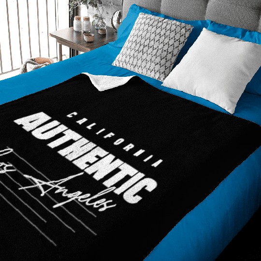 Los Angeles Baby Blankets