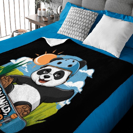 Panda Love and Adorable Designs Baby Blankets