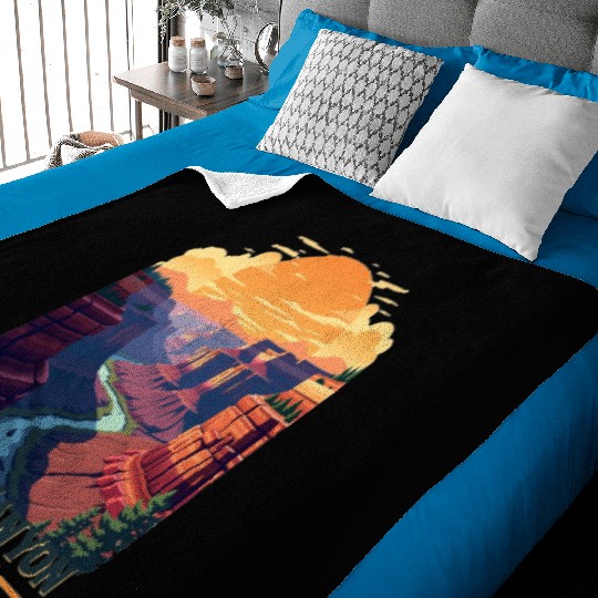 Majestic Grand Canyon: Nature's Masterpiece Baby Blankets