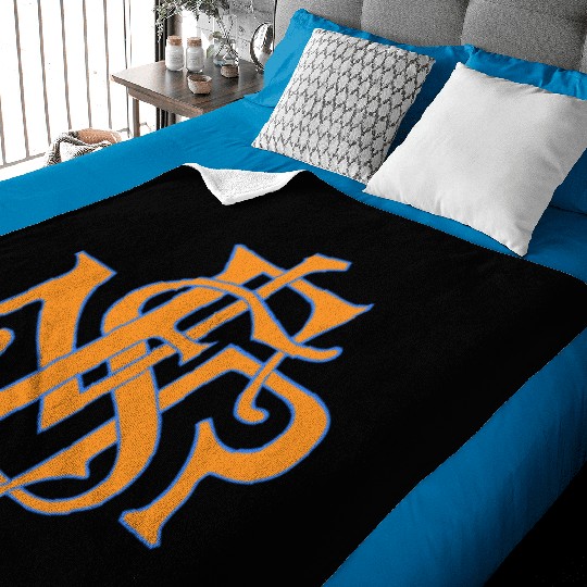 Our Lady of the Rosary of Fátima - NSRF monogram Baby Blankets