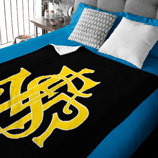 Our Lady of the Rosary of Fátima - NSRF monogram Baby Blankets