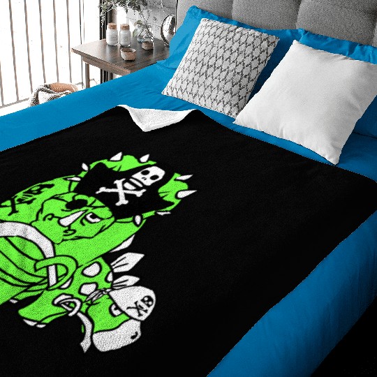 Triceratops Stegosaurus 2 Dinosaur Pirates Dinos Baby Blankets