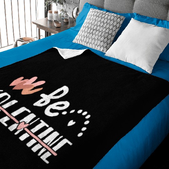 Be Valentine Baby Blankets