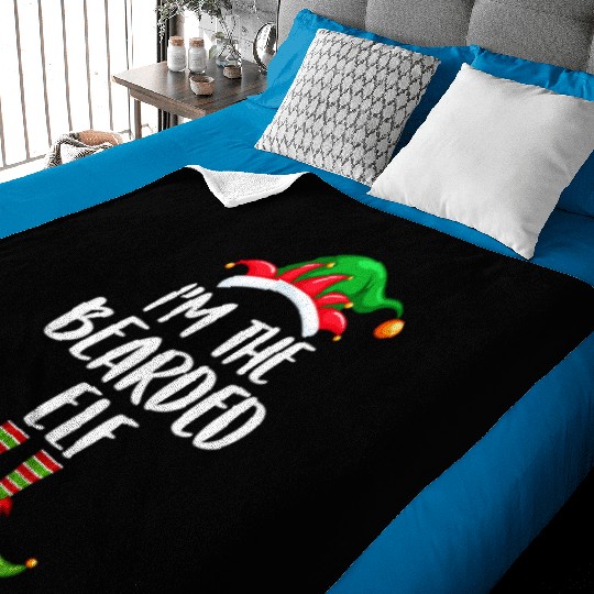 I'm The Bearded Elf Baby Blankets Matching Family