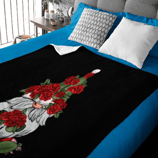 Gnomes Valentines Revelin, Valentines Retro Baby Blankets