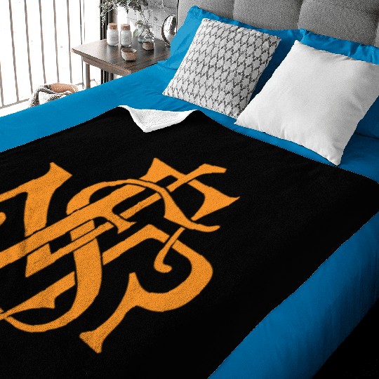 Our Lady of the Rosary of Fátima - NSRF monogram Baby Blankets