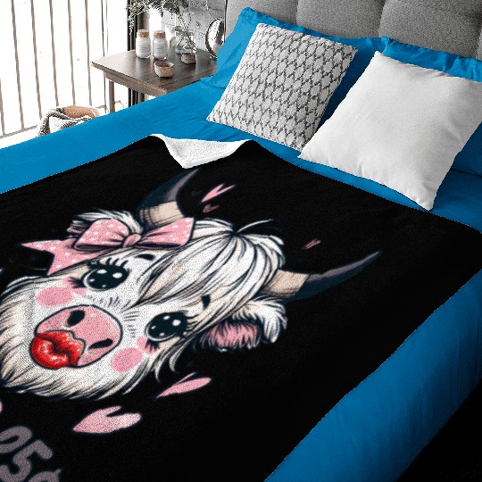 Valentine Retro, Happy Valentines Day Baby Blankets