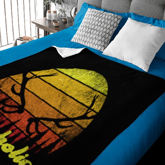 Elk Hunting Elkaholic Hunters Baby Blankets