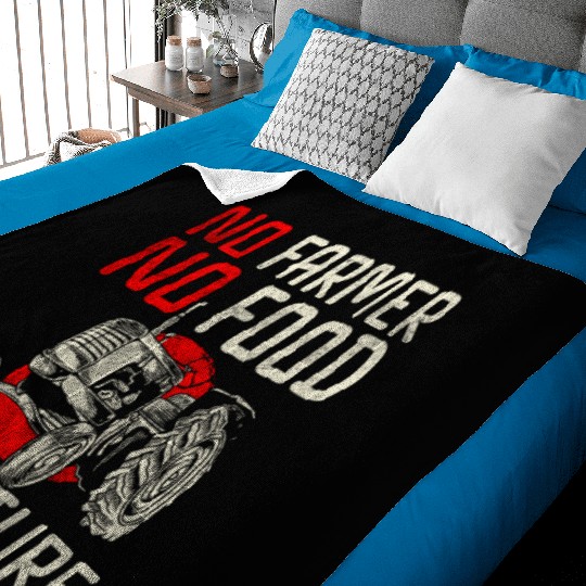 Farmer Profession Country Life Baby Blankets