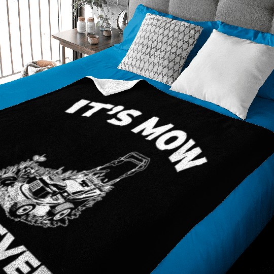 Lawn Mower Lawn Mowing Baby Blankets