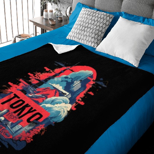 Baby Blankets with distinctive Tokyo design