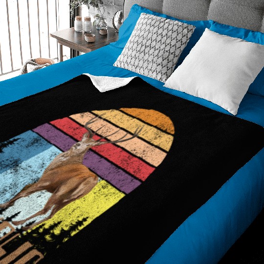 Elk Hunting Elkaholic Hunters Baby Blankets