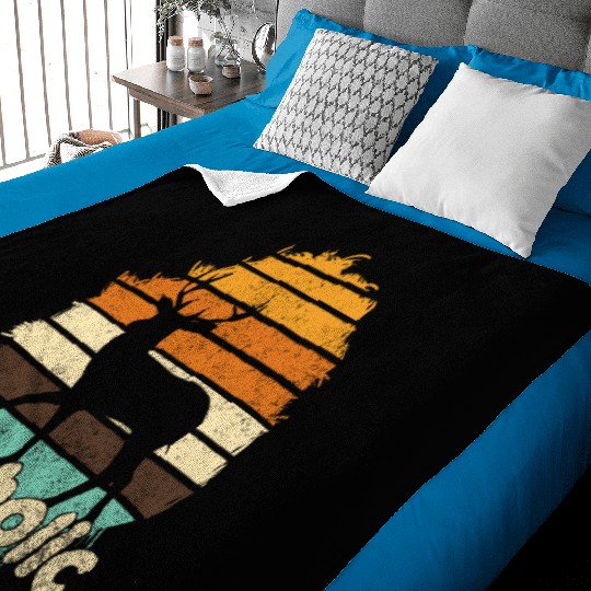 Elk Hunting Elkaholic Hunters Baby Blankets