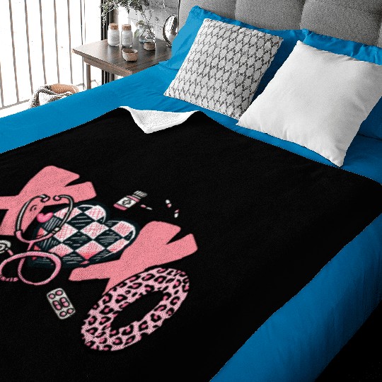 Valentines Cute, Valentine Day Baby Blankets