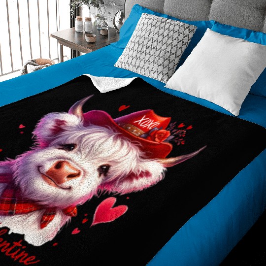 Howdy Valentine, Valentines Day Baby Blankets