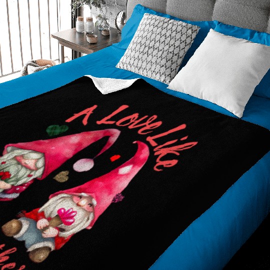 Gnome Valentine Basilio Baby Blankets