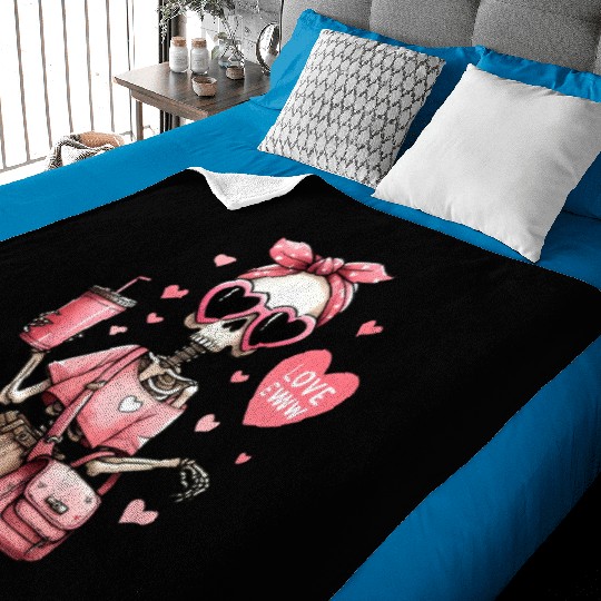 Valentines Cute, Valentine Day Baby Blankets