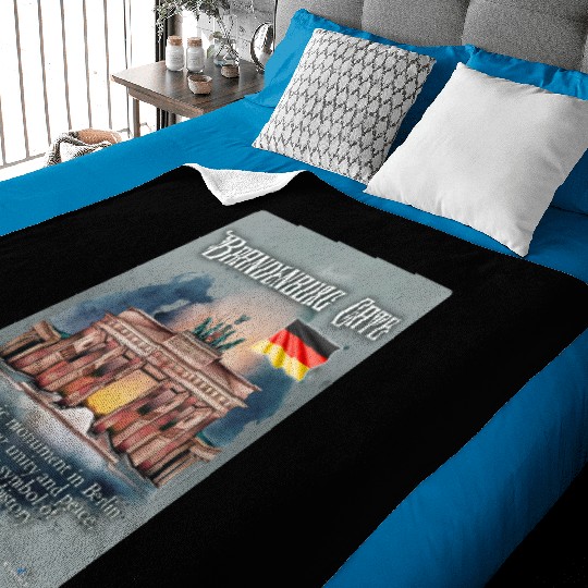 Brandenburg Gate A historic monument in Germany V3 Baby Blankets