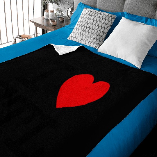 I Love St. Louis Baby Blankets