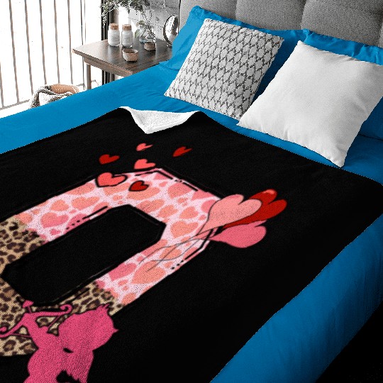 Valentines Day, Retro Valentine, Coquete Valentine Baby Blankets