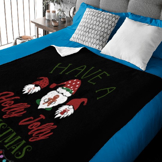 Have a holly jolly christmas Baby Blankets
