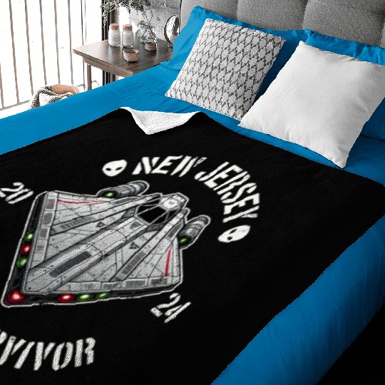 New Jersey Drone Survivor | NJ Drones Aliens UAPs Baby Blankets